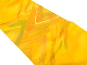 幾何学模様織り出し名古屋帯